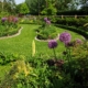 circular flower borders