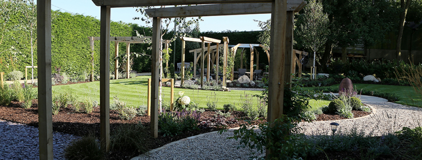 Large garden pergola